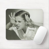 Tapis De Souris Garçon faisant le visage (Avec souris)