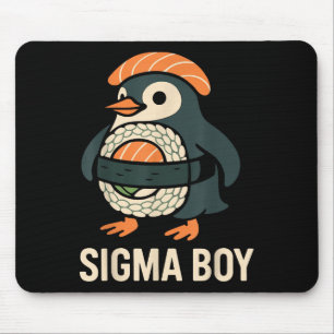 Tapis De Souris Garçon Sigma Rot de cerveau italien Mème drôle Pin
