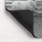 Tapis De Souris Garçon supportant un paquet de laine (Coin)