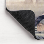 Tapis De Souris Garçon sur le mont Fuji, Hokusai (Coin)