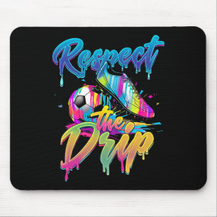 Tapis De Souris Garçons de dégoulinade de foot Crème glacée Dégoul