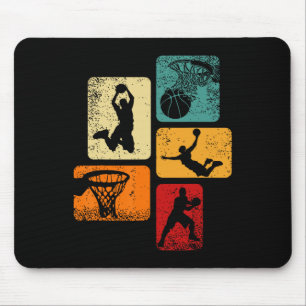 Tapis De Souris Garçons Enfants Hommes Bysketbyll Vintage Fun Bysk