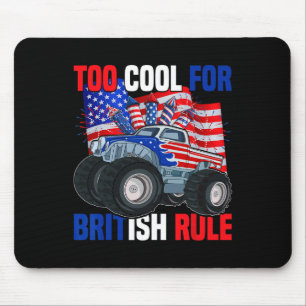 Tapis De Souris Garçons Enfants Trop Cool Pour La Grande-Bretagne