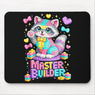 Tapis De Souris Garçons Filles Bloc Brique de Construction Raton L
