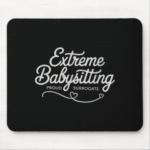 Tapis De Souris Garde d'enfants extrême de grossesse de la mère po