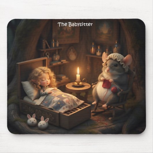 Tapis De Souris Garde d'enfants Souris (Devant)