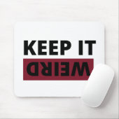 Tapis De Souris Garde-le bizarre (Avec souris)