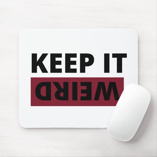 Tapis De Souris Garde-le bizarre (Avec souris)