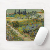 Tapis De Souris Garden at Arles by Vincent Van Gogh (Avec souris)