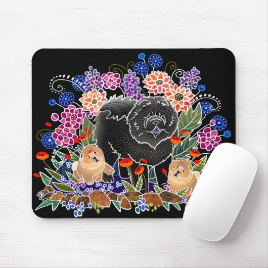 Tapis De Souris GARDEN PARTY Chow - Pad souris (Avec souris)