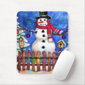 Tapis De Souris Garden Snowman (Avec souris)