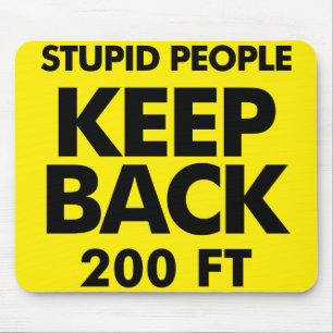 Tapis De Souris Gardez de retour le mousepad