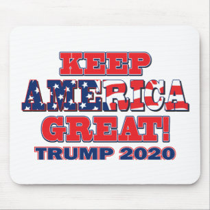 Tapis De Souris Gardez l'Amérique grande - Trump 2020