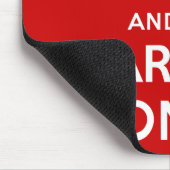 Tapis De Souris Gardez le calme et continuez (Coin)