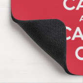 Tapis De Souris Gardez le calme et continuez (Coin)