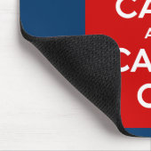 Tapis De Souris Gardez le calme et continuez l'affiche britannique (Coin)
