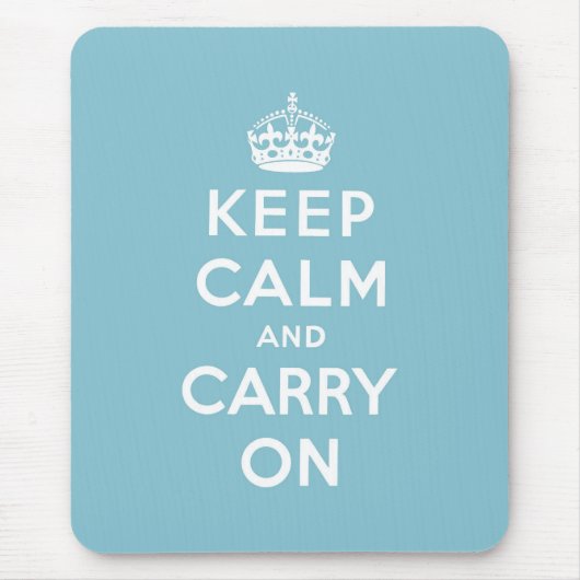 Tapis De Souris gardez le calme et continuez l'original (Devant)