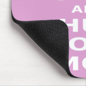 Tapis De Souris Gardez le calme et étreignez votre maman (Coin)