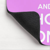 Tapis De Souris Gardez le calme et faites des emplettes sur le (Coin)