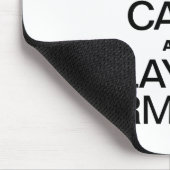 TAPIS DE SOURIS GARDEZ LE CALME ET JOUEZ À L'HARMONICA (Coin)