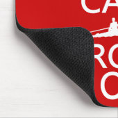 Tapis De Souris Gardez le calme et la rangée sur (choisissez (Coin)