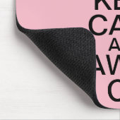 Tapis De Souris Gardez le calme et l'avocat sur Mousepad (Coin)