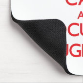 Tapis De Souris Gardez le calme et le foyer sur des fugitifs (Coin)