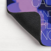 Tapis De Souris Gardez le calme et le Parler Francais (Coin)