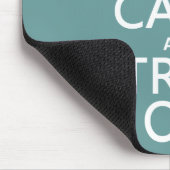 Tapis De Souris Gardez le calme et trottez dessus - des chevaux - (Coin)