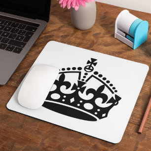 Tapis De Souris Gardez le modèle calme de couronne