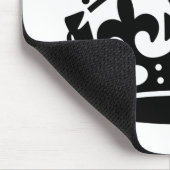 Tapis De Souris Gardez le Modèle de la couronne calme (Coin)