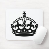 Tapis De Souris Gardez le Modèle de la couronne calme (Avec souris)