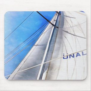 Tapis De Souris Gardez Le Vent Dans Vos Voiles Art Acrylique