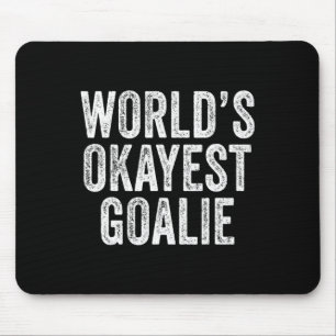 Tapis De Souris Gardien de but correct du monde Football Lacrosse 