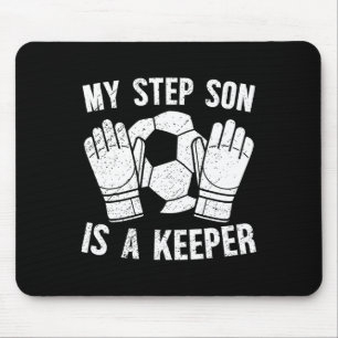 Tapis De Souris Gardien de soccer beau-père d'un gardien de soccer