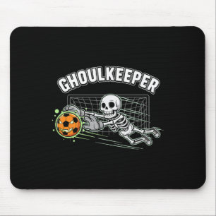 Tapis De Souris Gardien de squelette Ghoulkeeper Pun de football d