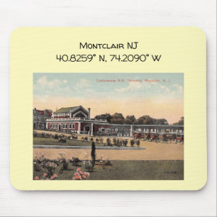 Tapis De Souris Gare de Lackawanna RR, Montclair NJ Vintage