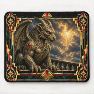 Tapis De Souris Gargouille, Art Déco Mythique
