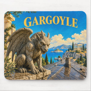 Tapis De Souris Gargouille, Monstre Fantastique Gothique