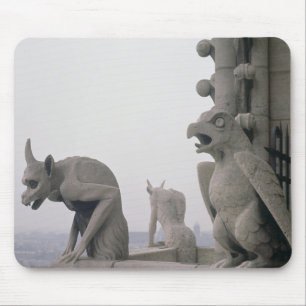 Tapis De Souris Gargouilles sur la balustrade du grand