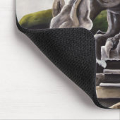 Tapis De Souris Gargoyle noir blanc (Coin)