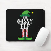 Tapis De Souris Gassy Elf Matching Family Group Christmas Party (Avec souris)