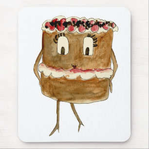 Tapis De Souris Gâteau au chocolat de la Forêt Noire