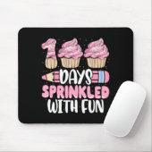 Tapis De Souris Gâteau Cupcake 100 Jours Parsemés De Fun 100ème Jo (Avec souris)