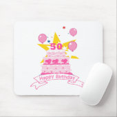 Tapis De Souris Gâteau d'anniversaire 50 ans (Avec souris)