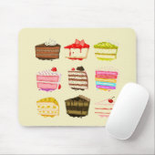 Tapis De Souris Gâteau d'anniversaire mignon de gâteau avec de la (Avec souris)