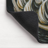 Tapis De Souris Gâteau de chocolat avec des cerises (Coin)