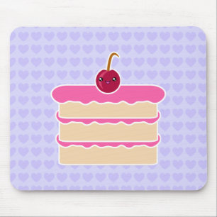 Tapis De Souris Gâteau heureux Mousepad de Kawaii de piles