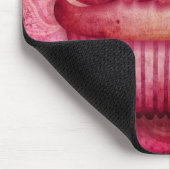 Tapis De Souris gâteau rose paisley (Coin)