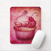 Tapis De Souris gâteau rose paisley (Avec souris)